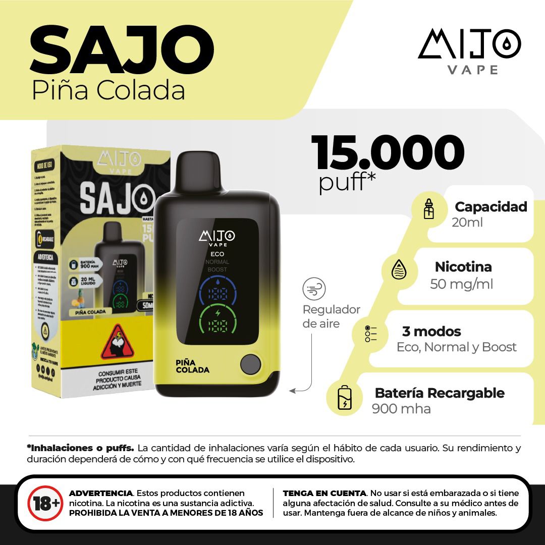 Mijo Sajo - 15.000 Puffs - 5%