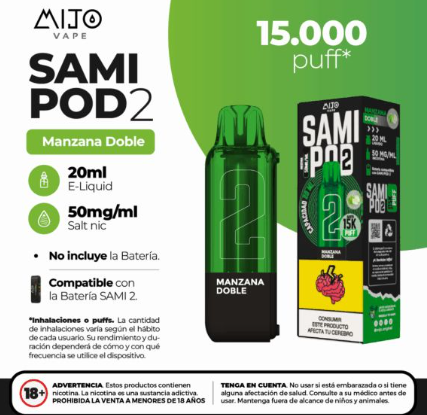 Mijo Sami Pod 2 - 15.000 Puffs - 5%