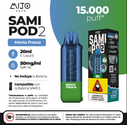 Mijo Sami Pod 2 - 15.000 Puffs - 5%