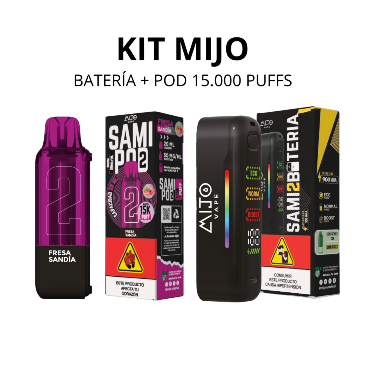 Mijo Sami Pod 2 - 15.000 Puffs - 5%