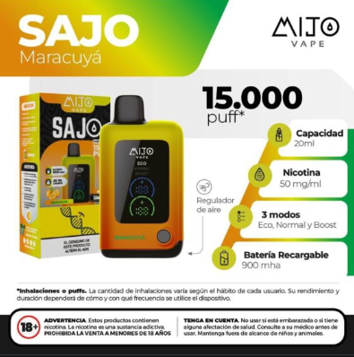 Mijo Sajo - 15.000 Puffs - 5%