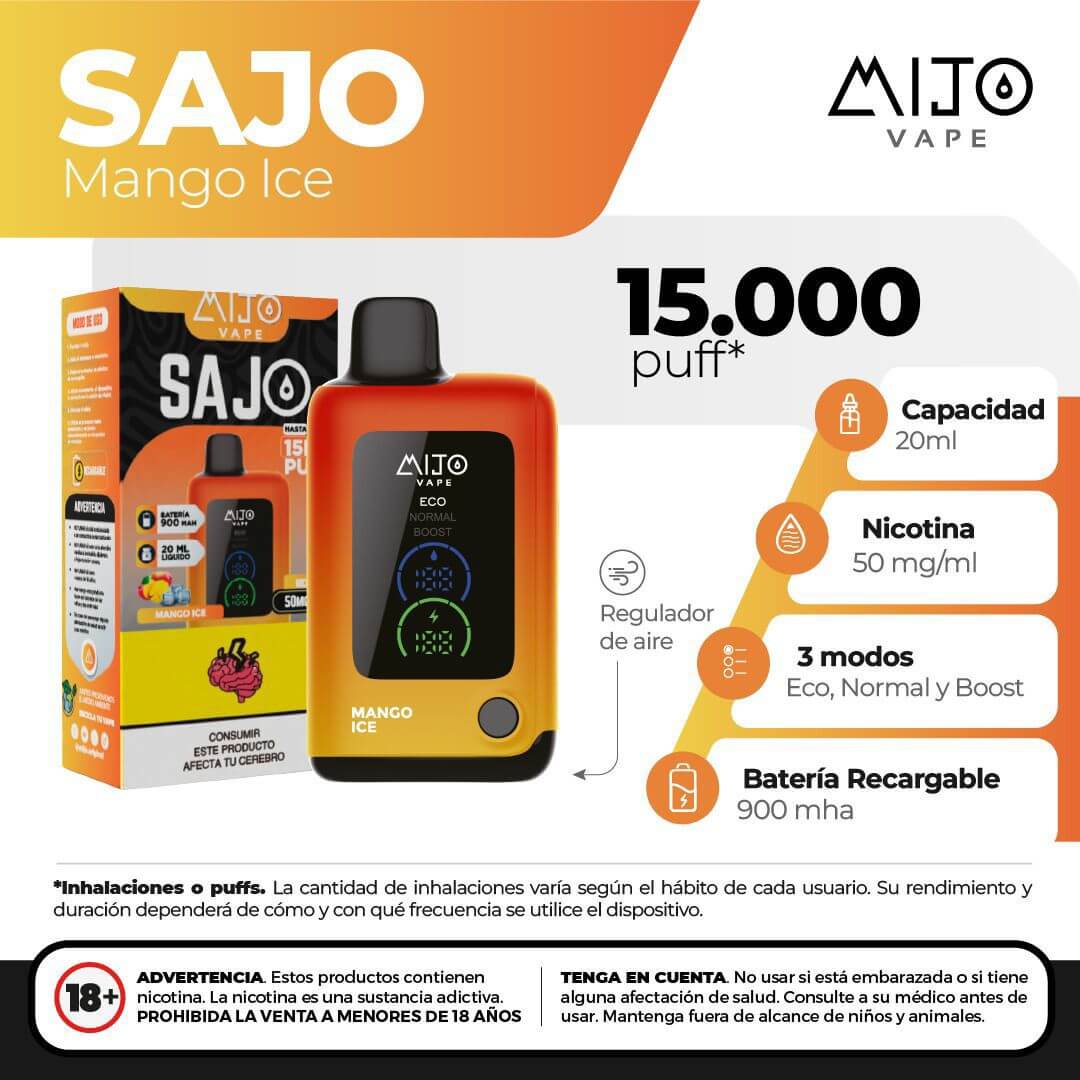 Mijo Sajo - 15.000 Puffs - 5%