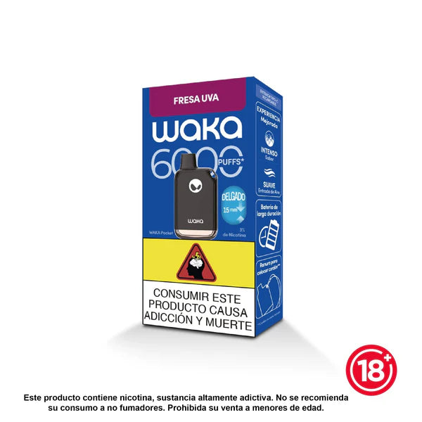 Waka Pocket 6.000 Puff - 3%