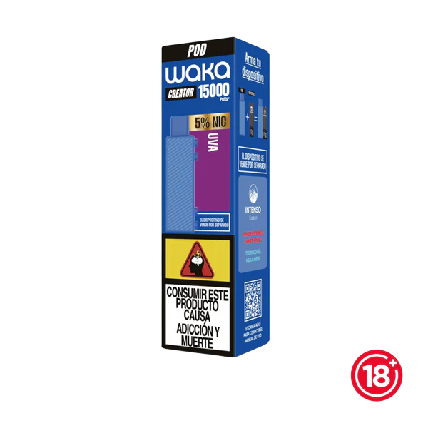 Waka Creator 15.000 Puff - 3% (Incluye Bateria)
